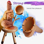 8.6'' Lifelike Huge Silicone Dildo Adult Sex Toys for Women, Soft Silicone with Strong Suction Cup for Hands-Free Play, Dildo with Balls Curved Shaft and Balls for Vaginal G-spot and Anal Play.
