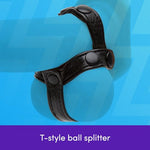 Bondage Boutique T Style Cock Ring & Ball Splitter for Couples