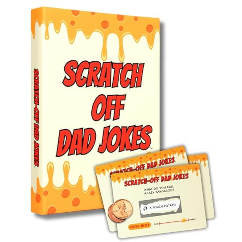 Gifts For Dad - Scratch Off Dad Jokes - Dad Christmas Gifts, White Elephant Gifts For Adults, Funny Gifts, Dad Birthday Gift, Gifts For Husband, Gifts For Men, Dad Stocking Stuffers