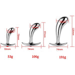 Adult Flirting Tools Anal Plug Sex Toys Sm Metal Anal Plug Trainer 3Pcs