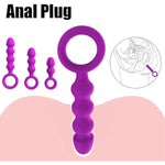 3 Pcs Silicone Butt Plugs And 1 Pcs Enema Anal Plugs For Trainer Beginners Starter Set For Women And Men Pack Of 4 Silicone Sex Toys For Couple Prostate Stimulation Massager