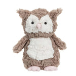 Dark Blue Flower Owl Stuffed Animals For Kids, Soft Cute Plush Toys For Baby Girl And Boy, 9.5 Inches