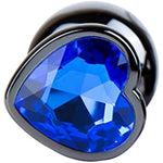 Heart Shaped Stainless Steel Anal Butt Plugs Anal Trainer Sex Toys, Personal Massager