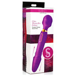 Ultra Thrust-Her Deluxe Thrusting And Vibrating Premium Silicone Wand For Women Men & Couples. 3 Speeds & 7 Patterns Of Vibration. Waterproof & Usb Rechargeable. Purple