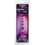 Doc Johnson SpectraGels - Anal Tool - 6.8 in Long and 1.4 in. Wide - Graduated Butt Plug with Safety Base - Purple