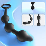 Expand Inflatable Anal Butt Plug Silicone Anal Beads With 3 Balls Detachable Needle Adjustable Size Adult Sex Toy For Gay Lesbian Couple Masturbation