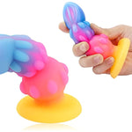 Butt Plug Sex Toys Glow-In-The-Dark Monster Dildo With Suction Cup Silicone Anal Beads For Female Male Prostate Massage Masturbation G-Spot Anal Dildo (Xxl)