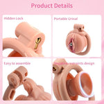 Inverted Chastity Cage, Sissy Chastity Device Cock Cage Adult Sex Toy, Skin