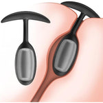 3Pcs Silicone Anal Butt Plug Trainer Kit With Metal Block Weighted Anal Training Sets Sex Toys Anus Dilator Anal Plug Anal Sex Trainer For Starter Beginner Men Women Prostate Massage Anal Trainer