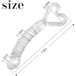 Crystal Glass Butt Toys Heart Shaped Anal Trainer Jewel Butt Plug S&M Adult Gay Anal Plugs Woman Men Sex Gifts Things For Beginners Couples
