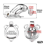 Male Chastity Device Cock Cage With Belt Metal Chastity Cage With Invisible Lock And 2 Keys For Man Penis Restraints Sex Toys Stainless Steel Penis Cage Breathable And Comfortable (2.0In,A)