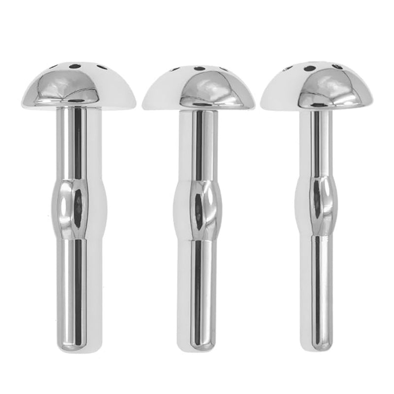 Stainless Steel Urethral Catheter Hollow Penis Plug Metal Urethral Sound Smooth Masturbation Rod Urethral Dilator Plug For Men(8Mm)