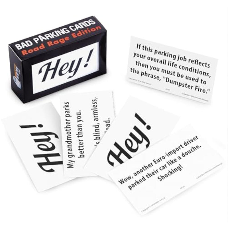 Super Hilarious, Crude Bad Parking Cards 50 Pack. Prank Idiot Parkers And Get The Satisfaction Of Revenge With Funny Nsfw Novelty Notices. Gag Note Cards Make Great Xmas Stocking Stuffers For Ages 18+