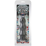 Doc Johnson American Bombshell - B-7 Tango - Vac-U-Lock and F Machine Compatible Dildo or Butt Plug - Gunmetal Grey