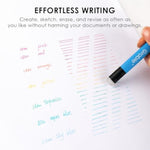 36 Color Erasable Gel Pens Set with 0.7 mm Medium Point Tips