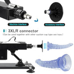 Sex Machine,3Xlr Thrusting Sex Machine With Masturbator Cup And Dildo Attahcments,Thrusting Dildo Machine With Suction Cup Adapter Sex Toys For Women Men And Couples