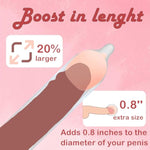 Reusable Penis Sleeve Kit Pennis Extender Penis Enlarger Soft Dick Extender Extension Extensor De Pene Stretchy Cock Enlarger Adult Sex Toys For Men Couples Sex Games 3 Pcs