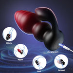 Adult Sex Toys For Men Vibrating Butt Plug Anal Plug, 2-In-1 Vibrator Prostate Massager With Powerful 7 Modes P-Spot & Perineal Massage, Male Sex Toy With Remote Control Couple Adult Sex Toys & Games