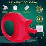 Adult Toys For Women,Rose Sex Toy Couples Sex Toys Clitoral Stimulator,Sex Novelties 2 In 1 Mouth Vibrator Tongue Licking With 10 Modes,Sexual Pleasure Tools Clit Vibrators Tongue Toy For Women