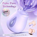 Rose Sex Toy Adult Toys - Sucking Vibrator For Women With 5 Sucking Modes & 5 Intensity Levels, Wide Opening Pulse Pure Sucker Clit Stimulator Pleasure Tools For Female Adult Sex Games