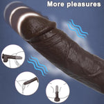 8.9“ Thrusting Dildo Vibrator Sex Toys - Remote Control Realistic Dildos With 9 Vibrating & 3 Thrusting Modes G Spot Dildo With Strong Suction Cup Adult Toys For Stimulation For Women Couples