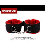 Bondage Kit Restraints Kit Sex Toys For Couples, Bsdm Kits For Couples, Bdsm Set, Adjustable Bondage Set Fuzzy Handcuffs Ball Gag Couples Sex Toys Bsdm Toys For Couples Bdsm Toys Couples (Pink)