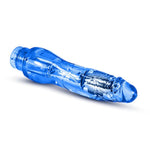 Fantasy Vibe Adult Sex Toy - 8.5 Inch Long Realistic Ipx7 Waterproof Vibrating Dildo - Soft Lifelike G Spot Clitoral Stimulator - Multi Speed - Women Men & Unisex - Clear Blue
