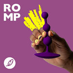 ROMP Amp Anal Beads | Adult Toys | Sex Toys for Men Women & Couples| 5 Inch Silicone Graduated Beads for Stimulation | Prostate Massager | Flexible Butt Plug | for use with Lube | Gift for Couples