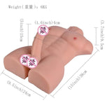 Male Torso Sex Doll For Women With Big Dildo, Life Size Sex Doll Men'S Body Doll And Adjustable Penis, Unisex Sex Toys For Women Couple Gay