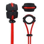 Cock Ring Adjustable Penis Ring Set Silicone Soft Stretchy Male Sex Toys Adult Toys Cockring Cock Sexual Stimulation Device Ring For Erection Enhancing Long Lasting Stronger (Red)