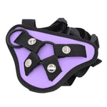 Female Dildo Wearable Pants Les Sex Harness Sex Toys With O-Rings For Couples, Strap-On Dildo Pants, Lesbian Straps Trousers For Butt Plug (Purple)