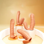 Finger Sex Toy G-Spot Finger Condom Sleeves Vagina Clitoral Massager Stimulator Orgasm Masturbator Erotic Sex Toys For Women Couples 2Pcs