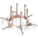 Adjustable Anal Plug Expander Anus Butt Plug Sex Toys, Silver, 1.0 Count