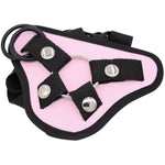 Female Dildo Wearable Pants Les Sex Harness Sex Toys With O-Rings For Couples, Strap-On Dildo Pants, Lesbian Straps Trousers For Butt Plug (Pink)