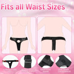 Strap On Dildo Vibrator Sex Toys Wearable Harness Silicone Dildos With 10 Modes & Strong Suction Cup Anal & G-Spot Stimulation Adjustable Sex Toys For Men Women Lesbians Couples