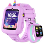 Smart Watch For Kids Girls Gift Age 3-12 With 39 Games Alarm Clock Camera Video Music Player Pedometer Flashlight 12/24 Hr Hd Touch Screen Kids Smart Watch Birthday Toys For 4 5 6 7 8 9 10 Year Olds