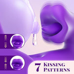 G Spot Vibrator Sex Toys For Women,Thrusting Dildo With 7 Kissing Modes & 10 Flapping Patterns, Vibrators Adult Toy For Clitoral & Anal Stimulation, Sexual Pleasure Tools For Women