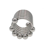 Stainless Steel Penis Ring Mace Penis Training Ring For Sex Toys Cock Ring 35 Mm