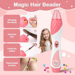 Hair Braiding Machine – Diy Hair Salon Toys For Girls With Braider, Beads & Accessories, Kids Hair Styling Tool Toy Set For Girls 3 4 5-12 Years Old
