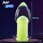 Anal Vibrating Plug Adult Sex Toy, Luminous Glass Prostate Massager With 10 Vibrating Modes, Butt Plug G Spot Vibrator With Remote Control, Anal Sex Toys For Male And Female