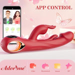 Rabbit Vibrator Dildos Sex Toys - Adult Toys App Remote Control G-Spot Vibrator With 9 Vibrating & 9 Flapping Mode For Clit Nipple Anal Vagina Sex Stimulation,Adult Sex Toys For Women Couple Pleasure