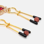 2Pcs Bdsm Nipple Clamps Adult Toys, Nipple Toys Nipple Clips Women Sex Toys With Jewelry, Adjustable Breast Clamps Female Sex Toys, Nipple Corrector Adult Sex Toys & Games For Couples