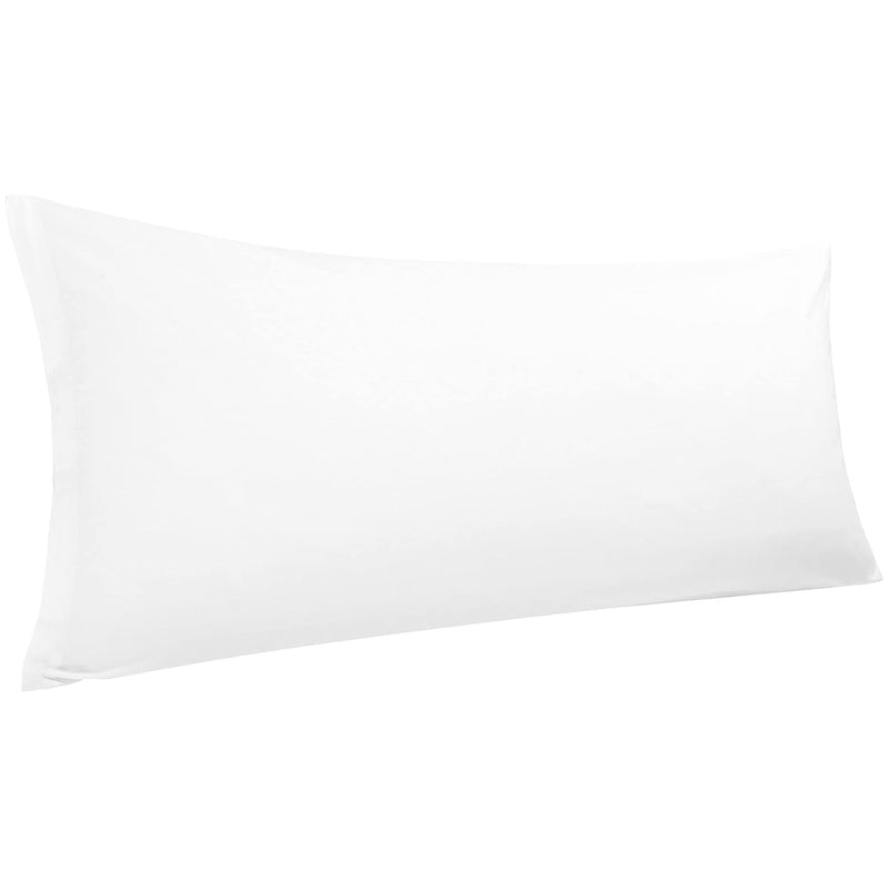 100% Egyptian Cotton Pillowcase Body Pillow Cover, 300 Thread Count Soft And B
