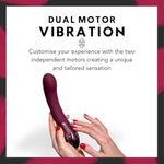 Kurve – Premium G-Spot Vibrator & Wand Massager For Women | Dual-Motors Treble & Bass Tech | 25 Speeds & 5 Patterns, Rechargeable, Waterproof & Quiet | Soft Gel Tip For Stress-Relief