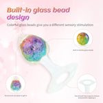 Silicone Crystal Anal Plug For Adults, Large Wearable Butt Plug For Anal Training- Comfort Soft Anal Sex Toys For Beginner & Advanced Users