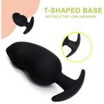 Anal Plugs Silicone Sex Toys Butt Plugs Anal Adult Sex Toys & Games Anal Training Kit With Curved Base & Slender Waist Prostate Sex Toy For Comfortable Long-Term Wear (S+M+L)