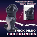 Huge Horse Butt Plug Silicone Anal Plug Prostate Massager, Big Butt Plug Wearable Giant Anal Fantasy Toy, Massive Butt Plug Training Soft Anal Stretcher Trainer For Men And Women (Black, S)