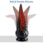 8.7Inch Realistic Tentacle G-Spot Dildo, Dragon Butt Plug Silicone Big Thick Dildo With Strong Suction Cup, Fantasy Monster Octopus Dildo Anal Adult Sex Toy For Women Men Gay