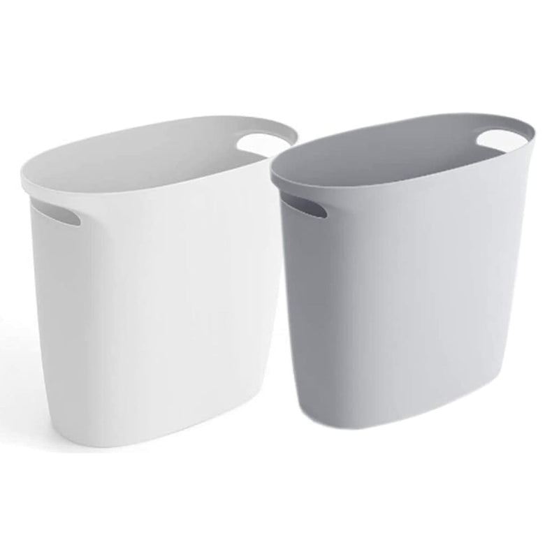 4 Gallon Small Trash Can Bathroom Wastebasket Garbage Can For Kitchen Office Bat