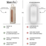 Adam And Eve Eve'S 10 Function Cutie Rechargeable Bullet, Vibrating Dildo & Clitoral Massager, Personal Sexual Pleasure Tool For Women, Mini Stick, Valentine'S Day Gift For Everyone, 3.94 Inch, Copper